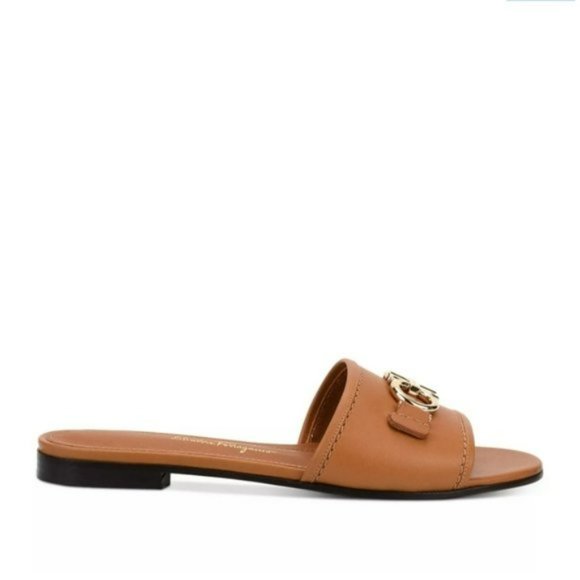 Salvatore Ferragamo Rhodes Slip On Sandals-8 - Picture 4 of 8
